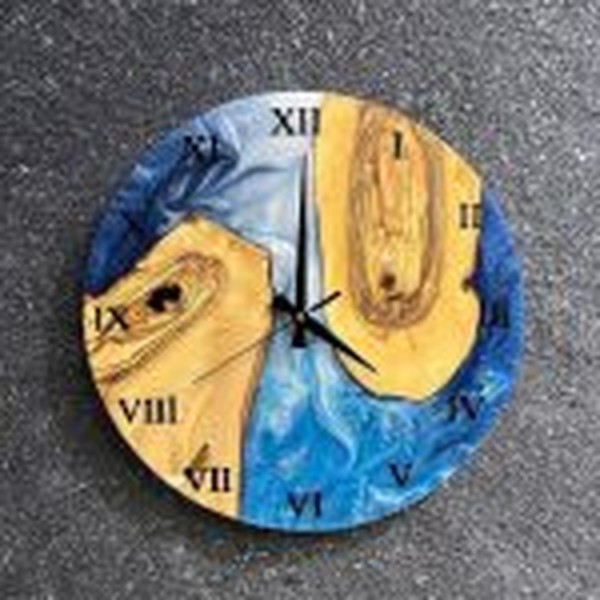 قالب ساعت با اعداد