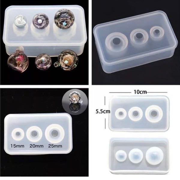 قالب سیلیکونی گوی سه سایز