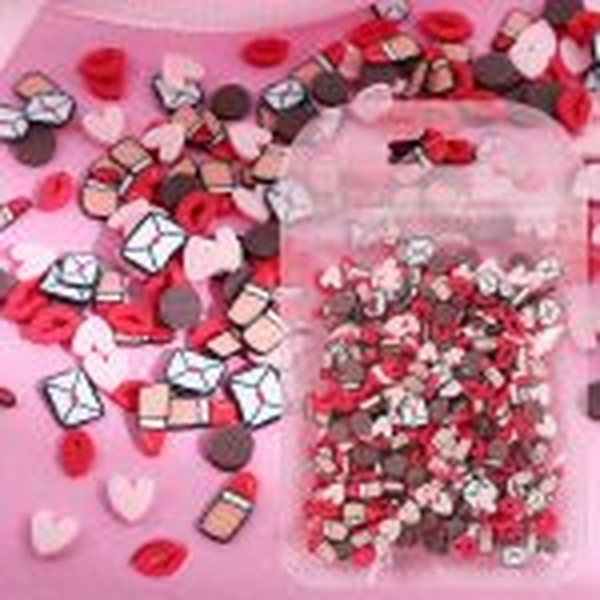 فیمو رژ و قلب ولنتاین