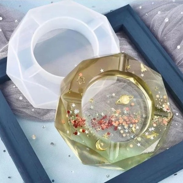 قالب سیلیکونی زیرسیگاری کریستالی