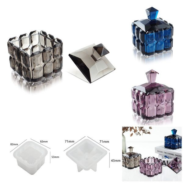 قالب_سیلیکونی_قندان_کریستال