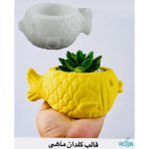 قالب گلدان ماهی