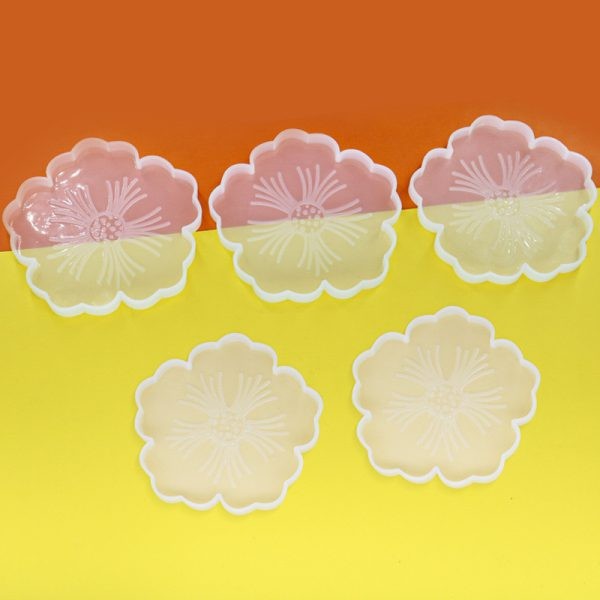 قالب زیرلیوانی گل