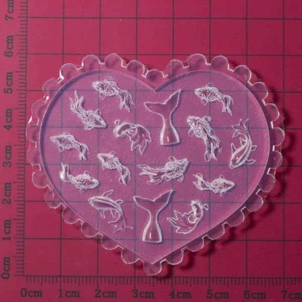 قالب ماهی مینیاتوری