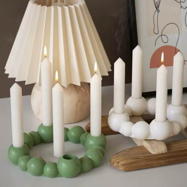 قالب سیلیکونی جاشمعی مرواریدی