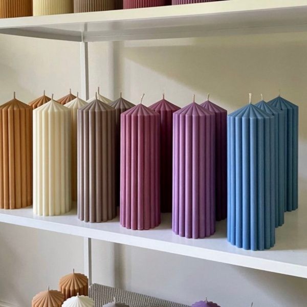 قالب شمع شیاردار