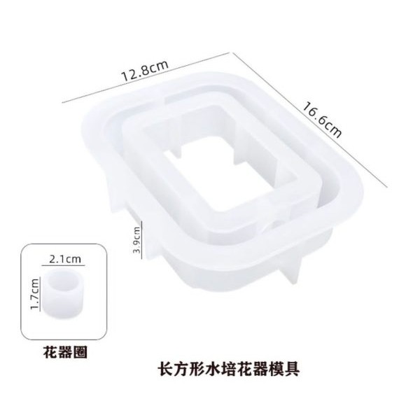 قالب سیلیکونی گلدان گلجای