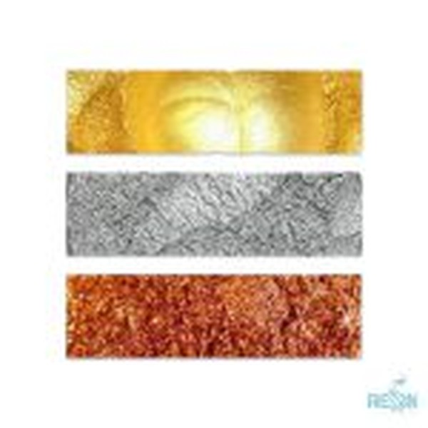 پودری فلزی طلا ، نقره، مس