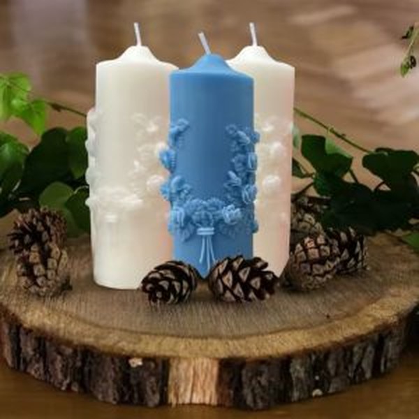 Embossed Cylindrical Rose Form