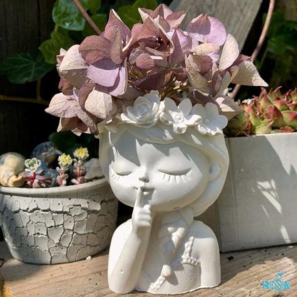 قالب گلدان دختر