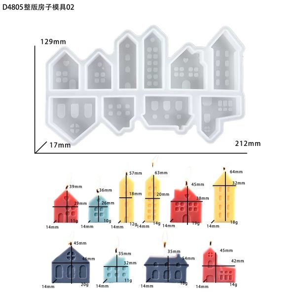 قالب خانه ده و دوازده عددی 2