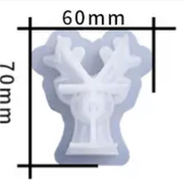 قالب سیلیکونی استند زیورآلات گوزن شاخ