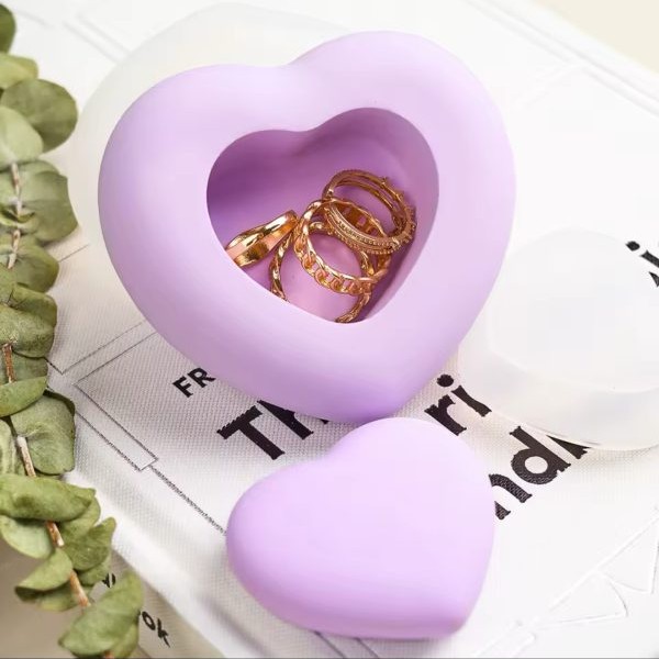 قالب جاجواهری قلب سه بعدی