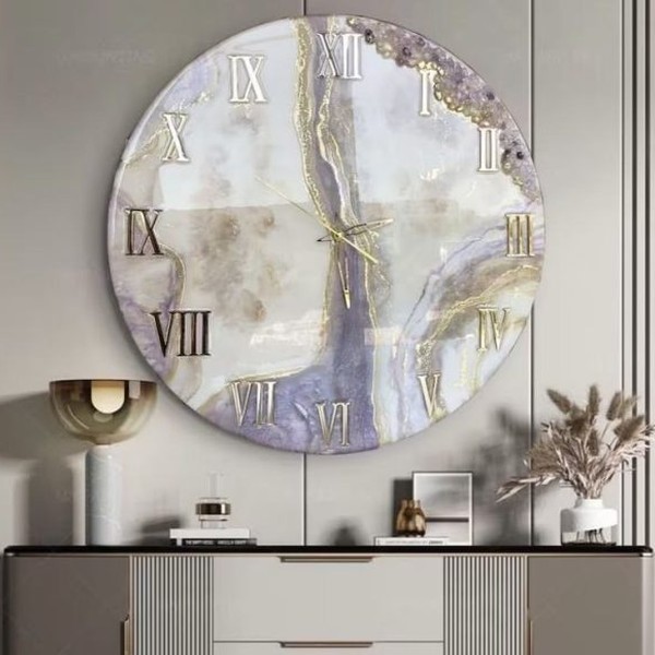 قالب ساعت با اعداد