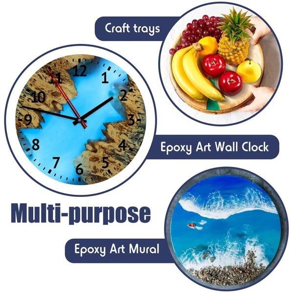 قالب سیلیکونی سینی و ساعت در چهار سایز م