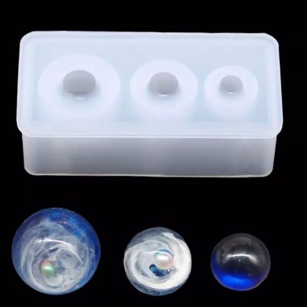 قالب سیلیکونی گوی سه سایز