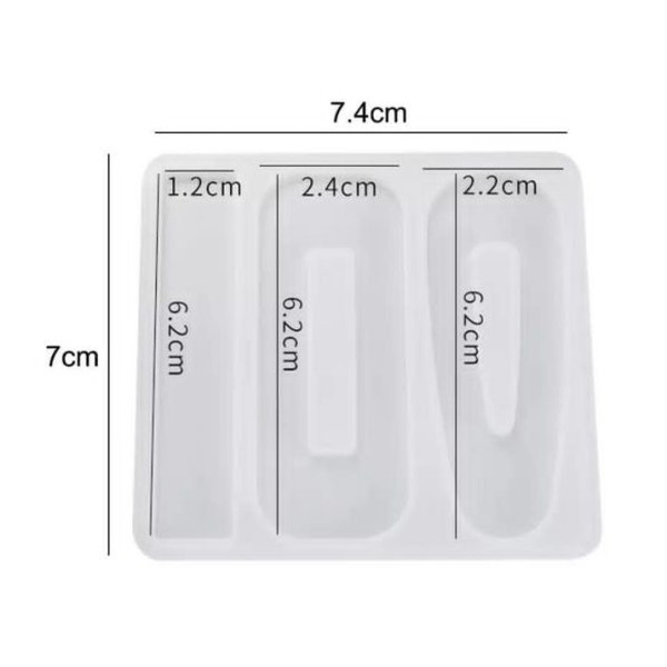 قالب سیلیکونی گیره مو