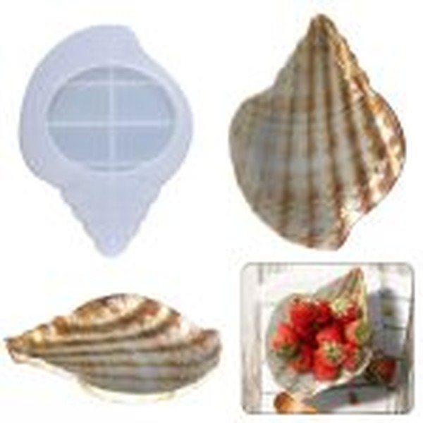 قالب سیلیکونی بشقاب صدف