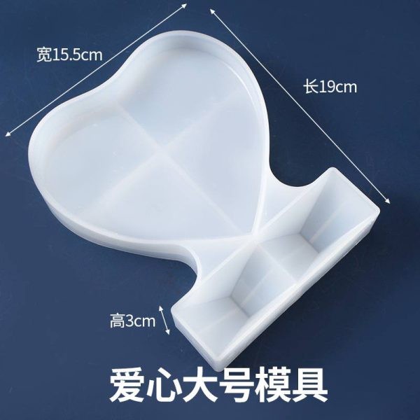 قالب سیلیکونی قلب پایه دار