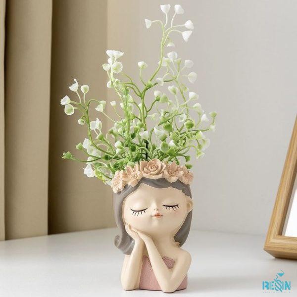 قالب گلدان رز