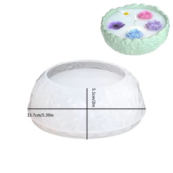 قالب کاسه گلدار