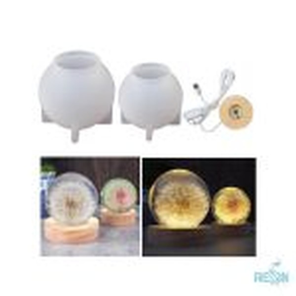 قالب سیلیکونی گوی بزرگ به همراه پایه چو