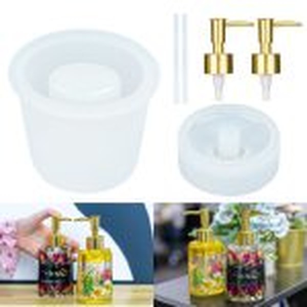 قالب سیلیکونی جامایع و پمپ غلیظ پاش