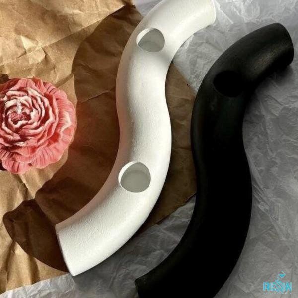 Two Model Spiral Glass Mould