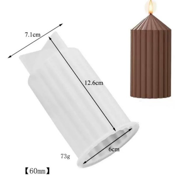 قالب شمع شیاردار