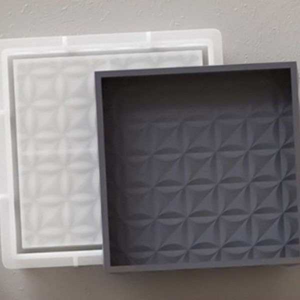 قالب سینی لبهدار مدل طرح دار