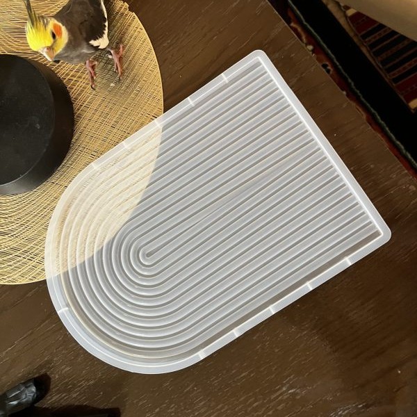 قالب سیلیکونی سینی رنگینکمان