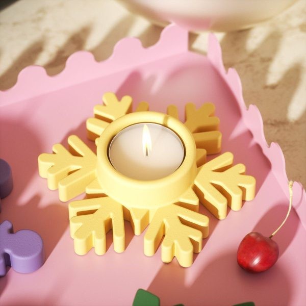 قالب جا شمعی برف