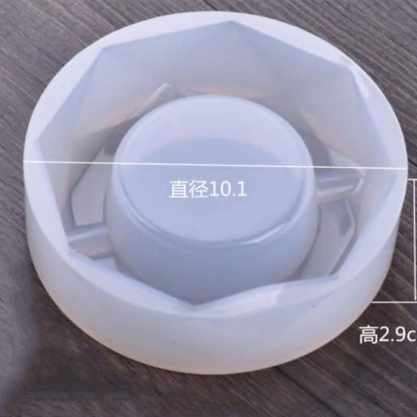 قالب سیلیکونی زیرسیگاری کریستالی