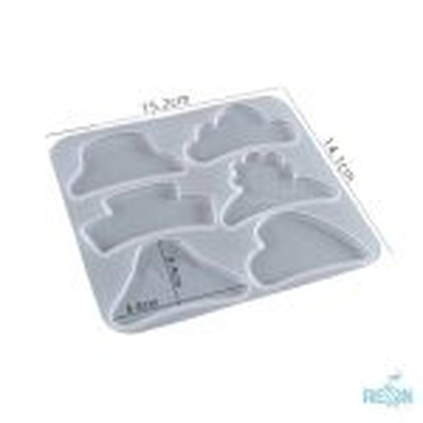 قالب سیلیکونی کلیپس رزینی